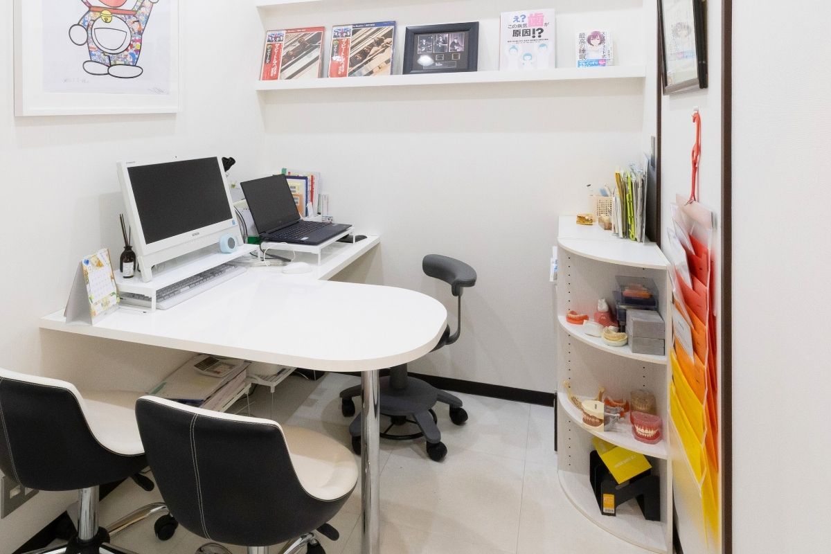 米沢市りんせんじ歯科のカウンセリングルーム