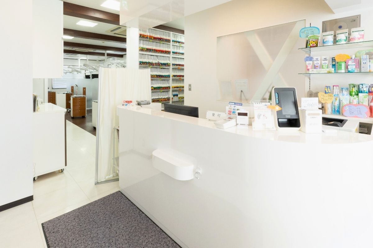 米沢市りんせんじ歯科の受付